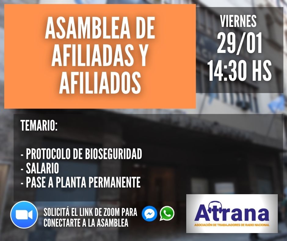 ASAMBLEA DE AFILIADAS/OS